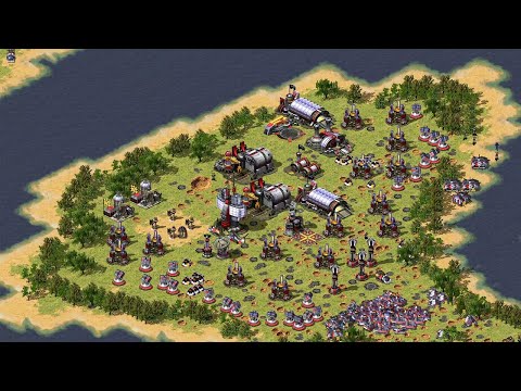 Red Alert 2 --- water Word --- brutal ai