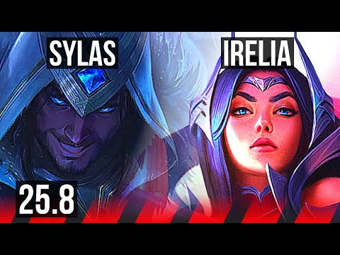 SYLAS vs IRELIA (TOP) | 9 solo kills, Legendary | KR Master | 25.8