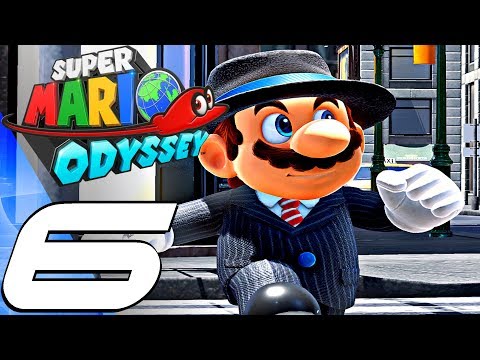 Super Mario Odyssey - Gameplay Walkthrough Part 6 - Metro Kingdom (Full Game) 100%