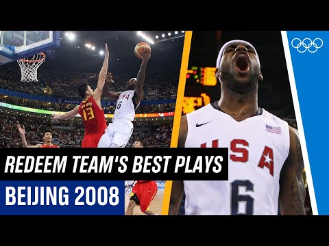 The REDEEM TEAM's Best Plays at Beijing 2008 🏀🇺🇸