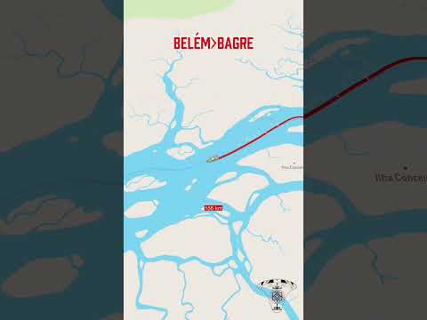 De Belém a cidade de Bagre no Marajó (simulação de viagem)
