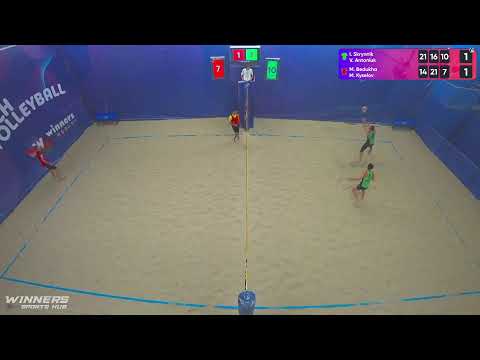 07:00 I. Skrynnik / V. Antoniuk - M. Bedukha / M. Kyselov 19.07.2022 | Winners Beach Volleyball