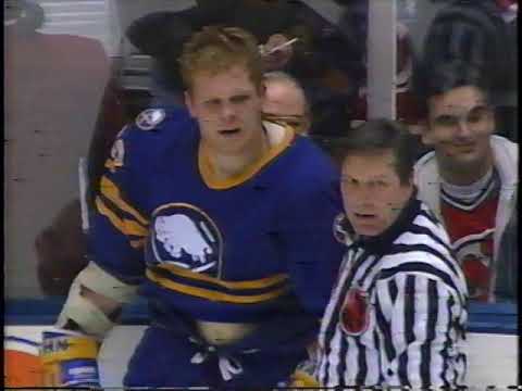 New Jersey Devils vs Buffalo Sabres Rough Stuff 1995