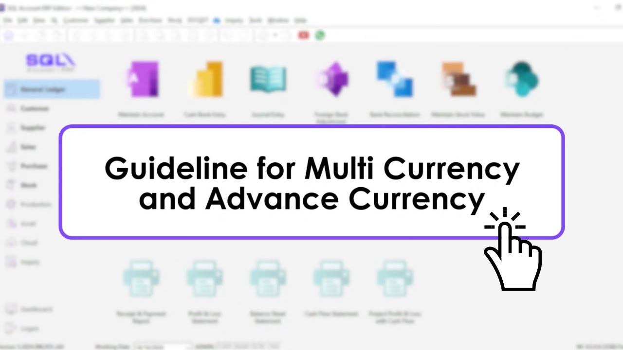 SQL Account | How To Handle Multi and Advance Currency