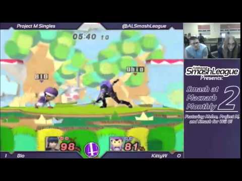 Smash at Macnarb 2 - Kitty (Marth, Falco) vs. Bio (Ness) - Project M