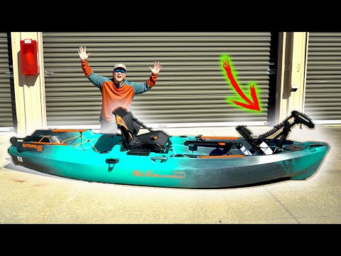 The MOST TECHNOLOGICAL ADVANCED Kayak in the WORLD! Old Town Sportsman Autopilot 120