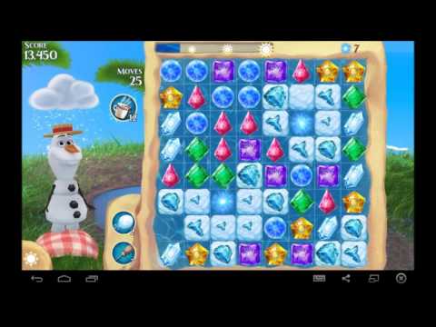 Frozen Free Fall  Summer Level 23 - Disney’s #1 puzzle game - New update