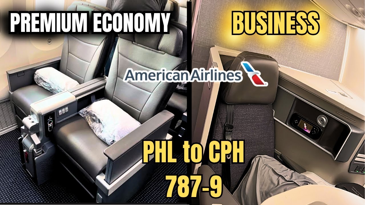 American Airlines BUSINESS vs. PREMIUM ECONOMY Compare- Which Class Offers the Best Value? #travel