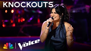 Carolina Rodriguez Mesmerizes with Silky Smooth Rendition of "Lovesong" | The Voice Knockouts | NBC