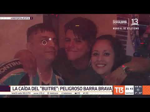 La caída del "Buitre", peligroso barra brava