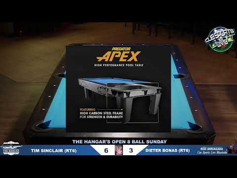 The Hangar's Open 8 Ball Sunday Tournament - Sunday October 23rd, 2022