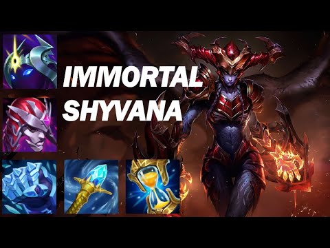 SHYVANA HIGHLIGHTS - UNKILLABLE SHYVANA AP BRUISER/TANK HYBID BUILD - ROAD TO DIAMOND JUNGLE
