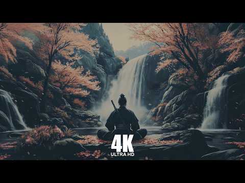 1 Hour Lone Ronin in Falls Meditating 4K Resolution Your Live Wallpaper For PC #livewallpaper