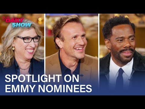 傑森-西格爾、科爾曼-多明戈和勞倫-格林菲爾德討論他們在《每日秀》中獲得艾美獎提名的作品 (Jason Segel, Colman Domingo & Lauren Greenfield Discuss Their Emmy-Nominated Work | The Daily Show)