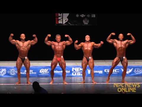 Men's Bodybuilding Heavyweight 1st Callout at the 2013 NPC Junior USA Championships