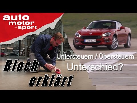 Unter- und Übersteuern: Unterschied? - Bloch erklärt #10 | auto motor und sport