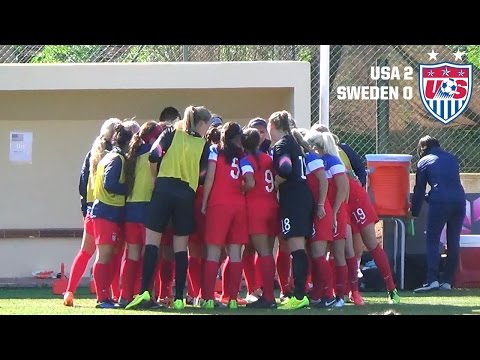 U-20 WNT vs. Sweden: Highlights - March 9, 2015