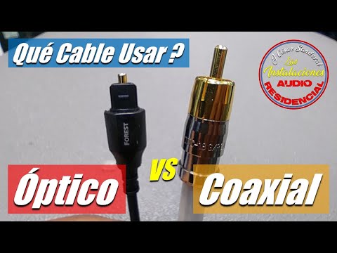 Óptico vs Coaxial - cable optico vs digital coaxial - que cable es mejor para conectar tu equipo