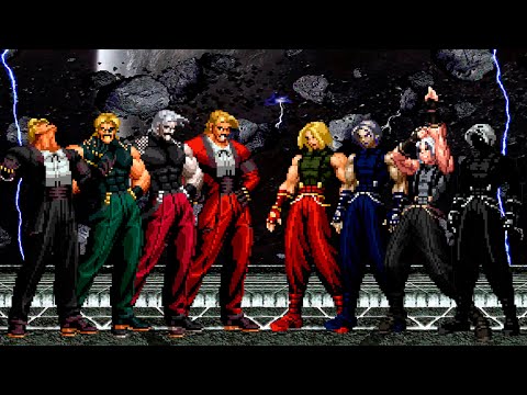 [KOF Mugen] Rugal Bernstein Team vs Adel Bernstein Team