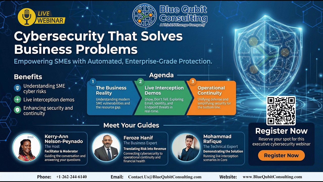 Cybersecurity Solutions That Solve Real Business Problems 2026 | Blue Qubit Consulting |