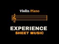 Einaudi - Experience | Violin and Piano (Sheet Music/Full Score)