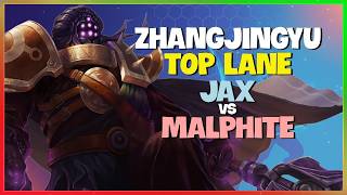 Challenger Jax : His BROKEN Jax CRUSHES Malphite in Challenger Elo - Engsub