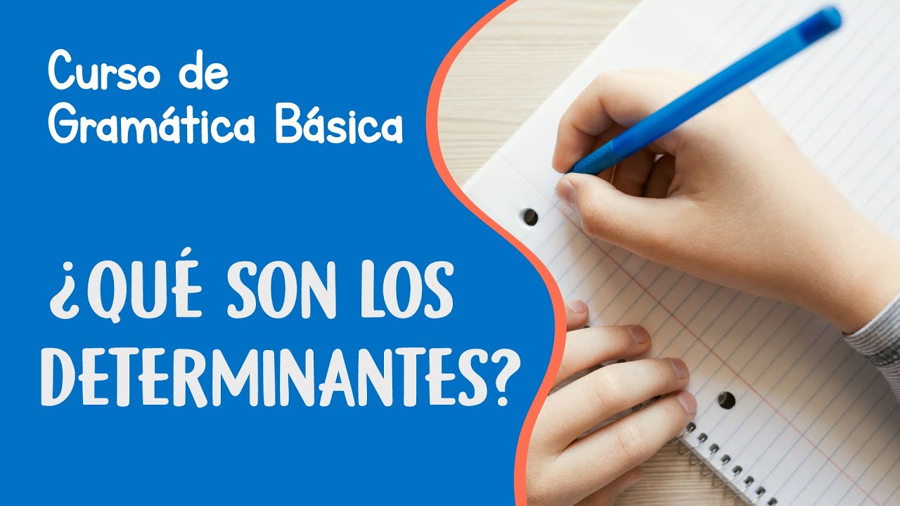 Determinantes en español y sus tipos | Curso de Gramática Básica