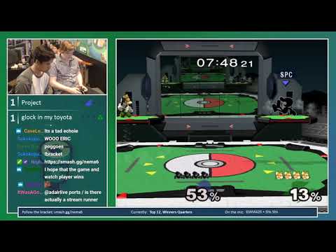 N.E. Melee Arcadian 6 - glock in my toyota (Mr. Game & Watch) vs. Project (Fox) - SSBM WQF