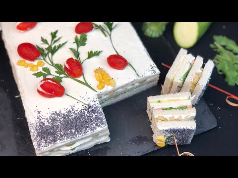 Torta Tramezzino ANTIPASTO SFIZIOSO! ricetta facile e veloce