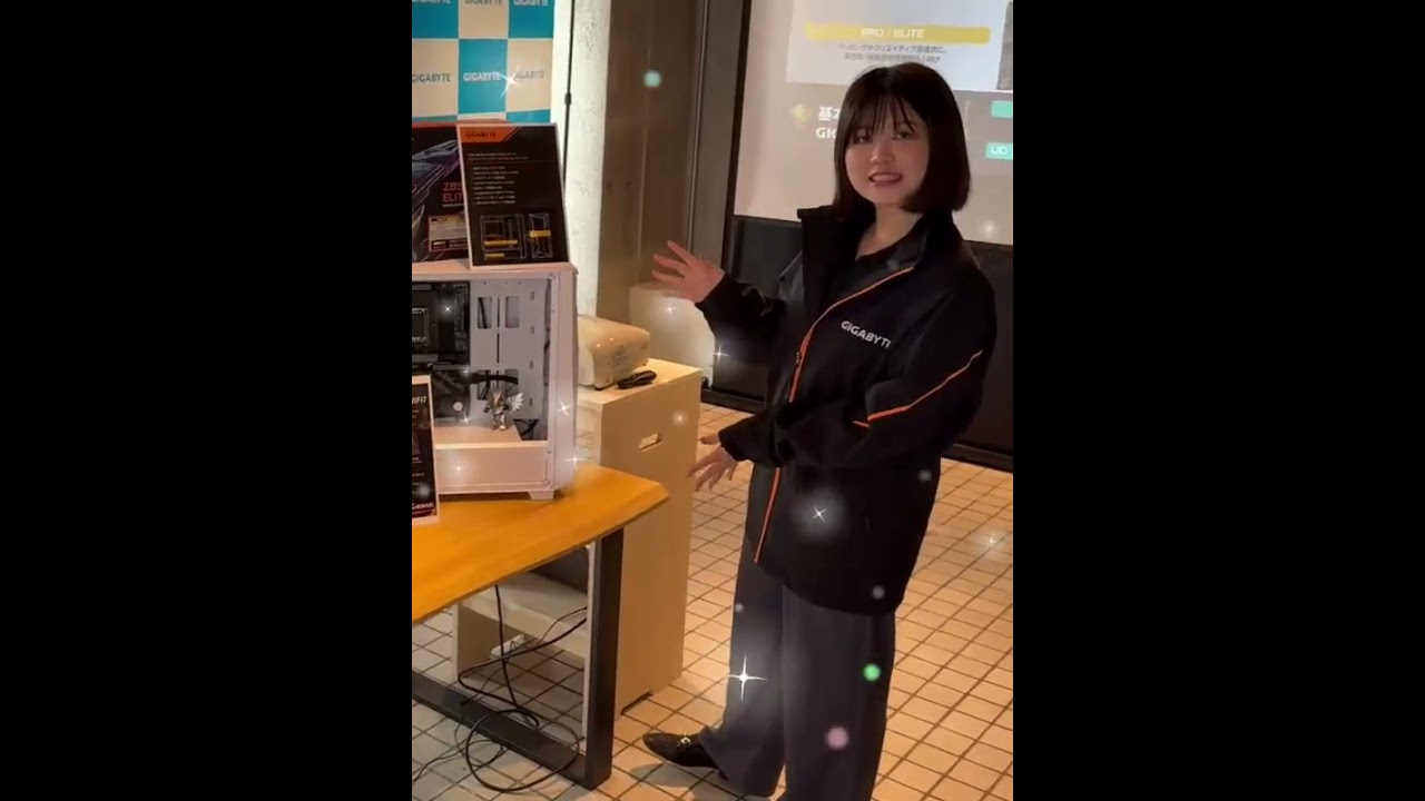 GIGABYTEのZ890見てきたよ　#Shorts #pc #pcbuild #pcgaming