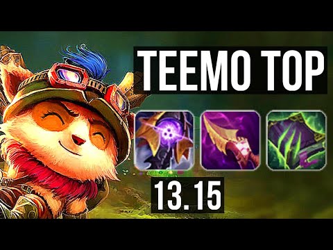 TEEMO vs AATROX (TOP) | 2.8M mastery, 8/1/7, 1600+ games, Legendary | KR Master | 13.15