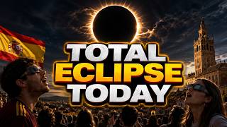 TOTAL SOLAR ECLIPSE 2026: Spain Goes Dark Today!