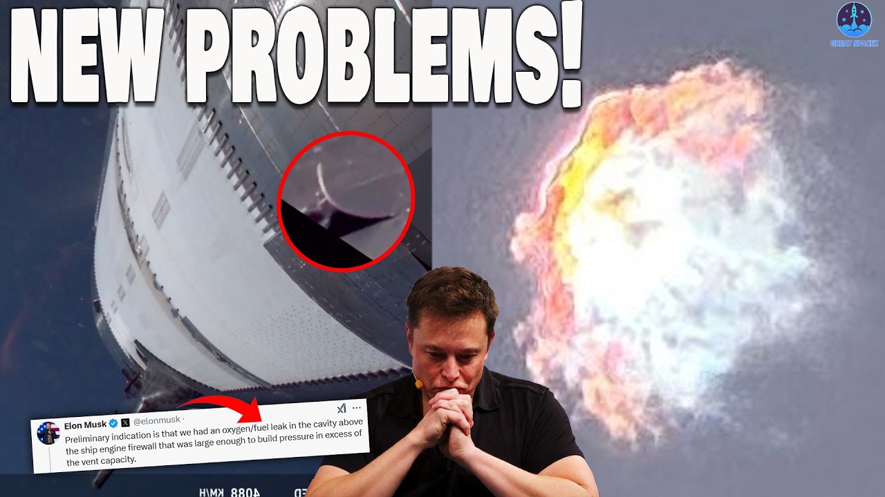 'OXYGEN LEAK!'' Elon Musk Revealed WHY Starship Flight 7 Exploded...