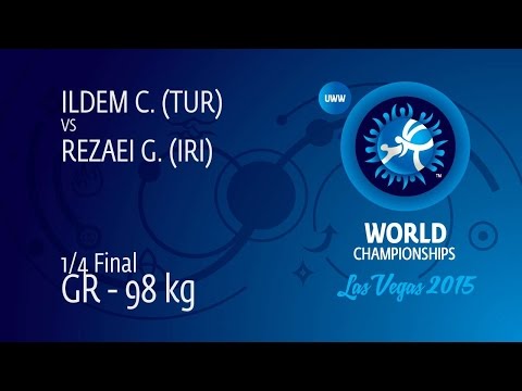 1/4 GR - 98 kg: G. REZAEI (IRI) df. C. ILDEM (TUR), 4-0