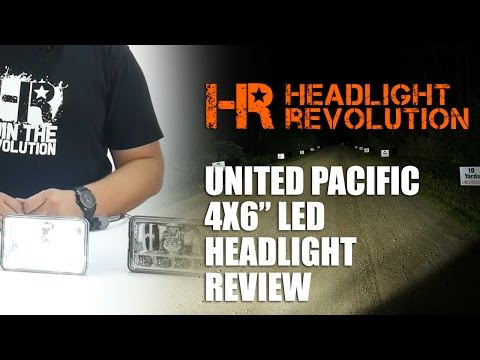 United Pacific 4x6" LED Headlight Product Review, High, Low, and Dual | Headlight Revolution