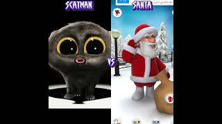 ScatMan Vs Santa Who Is Best ? 😭🤞🤣 #Shorts