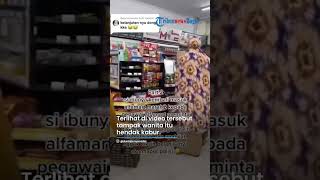 Merasa Sudah Bayar Pajak, Viral Emak-emak Ogah Bayar Belanjaan di Minimarket Sambil Ngamuk-ngamuk