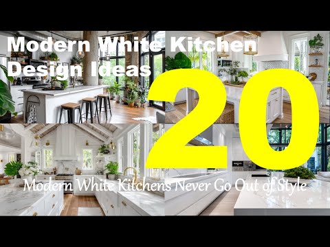 Modern White Kitchen Design Ideas for Every Home Style 🤍🏡✨