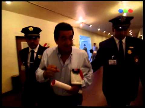 Tinelli hace que detengan a Carminatti - Videomatch 1997