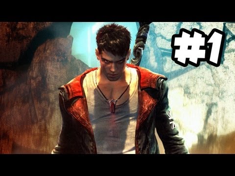 DMC Devil May Cry - Walkthrough Gameplay - Part 1 - NAKED ANGELS, ANGRY DEMONS (Xbox 360/PS3/PC HD)