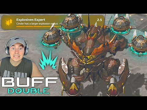 Cinder Got Double BUFFED!... My Favourite Build Gets Buffed On The Live Server  | War Robots