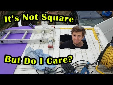 Dometic Mini Heki Rooflight Install - Fiat Ducato (Ram ProMaster) Van Life Camper Conversion