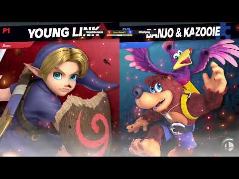Lightning: 4 | iStudying (Greninja, Banjo) vs Supahsemmie (Young Link) | Top 24 Losers Round 2