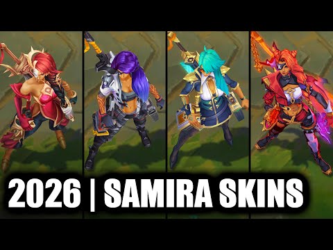 ALL SAMIRA SKINS SPOTLIGHT 2026 | League of Legends