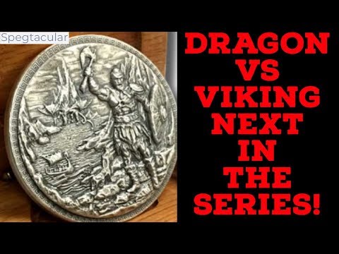 Dragon vs Viking silver round! Next in the series!