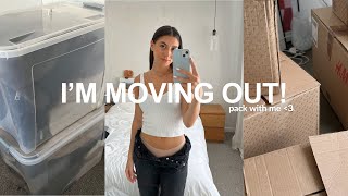 PACK UP MY APARTMENT WITH ME TO MOVE! 📦✨ it's officially time | moving vlog 01