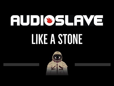 Audioslave • Like A Stone (CC) 🎤 [Karaoke] [Instrumental Lyrics]