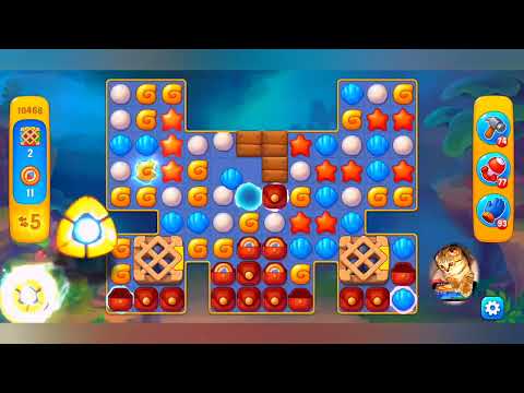 Fishdom, 10468 level,no Booster - 10468 уровень, прохождение без бустеров.