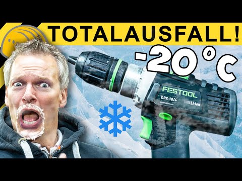 AUSFALL BEI -20 GRAD - AKKUSCHRAUBER EXTREM TEST | WERKZEUG NEWS #125