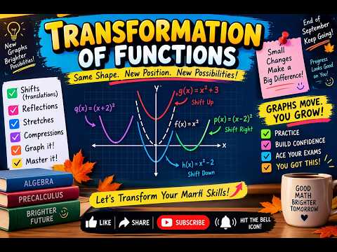 Math 30 - Day 6 - Transformation of Functions